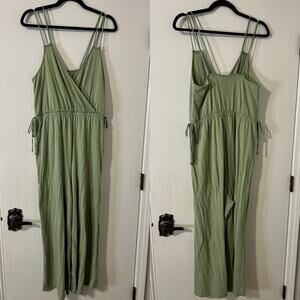 Asos Sage Green Tank Top Jumpsuit Size 8
